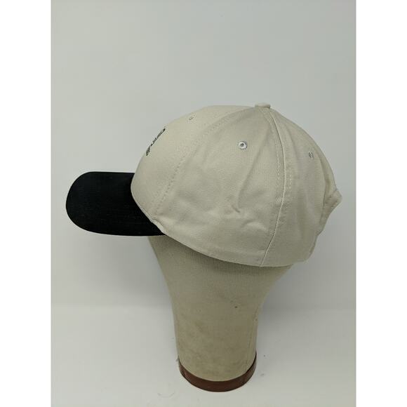 Mens KTA Kansas Trapshooters Association Hat Slideback OSFA Tan & Black Made USA - Picture 8 of 11